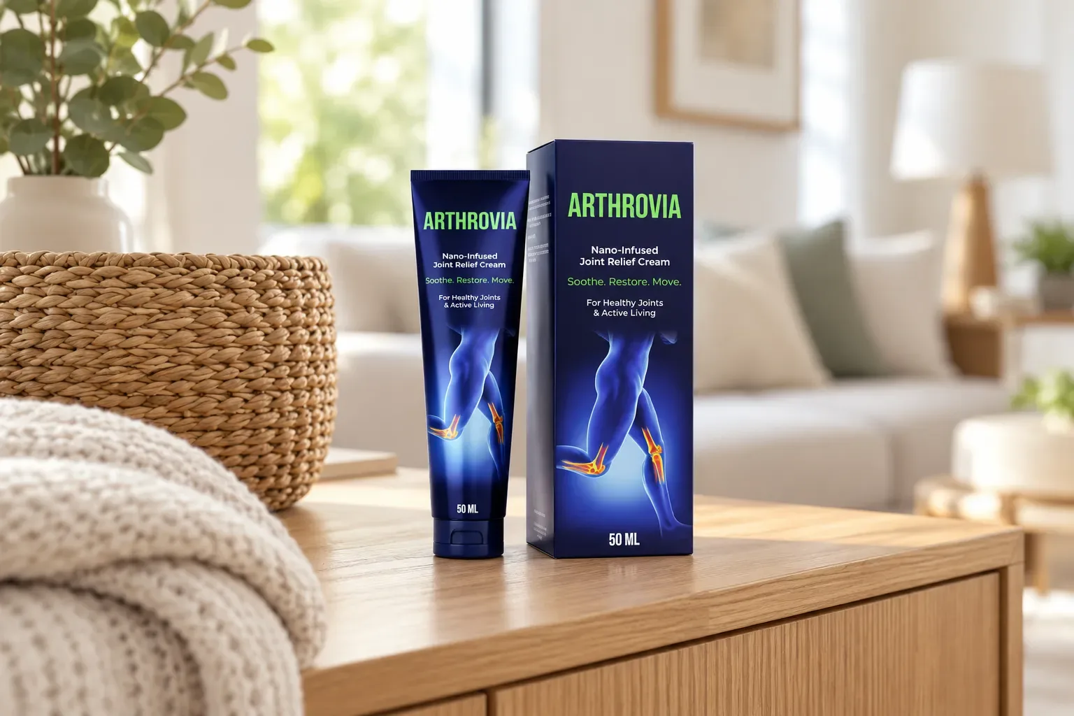 Arthrovia — le produit au quotidien