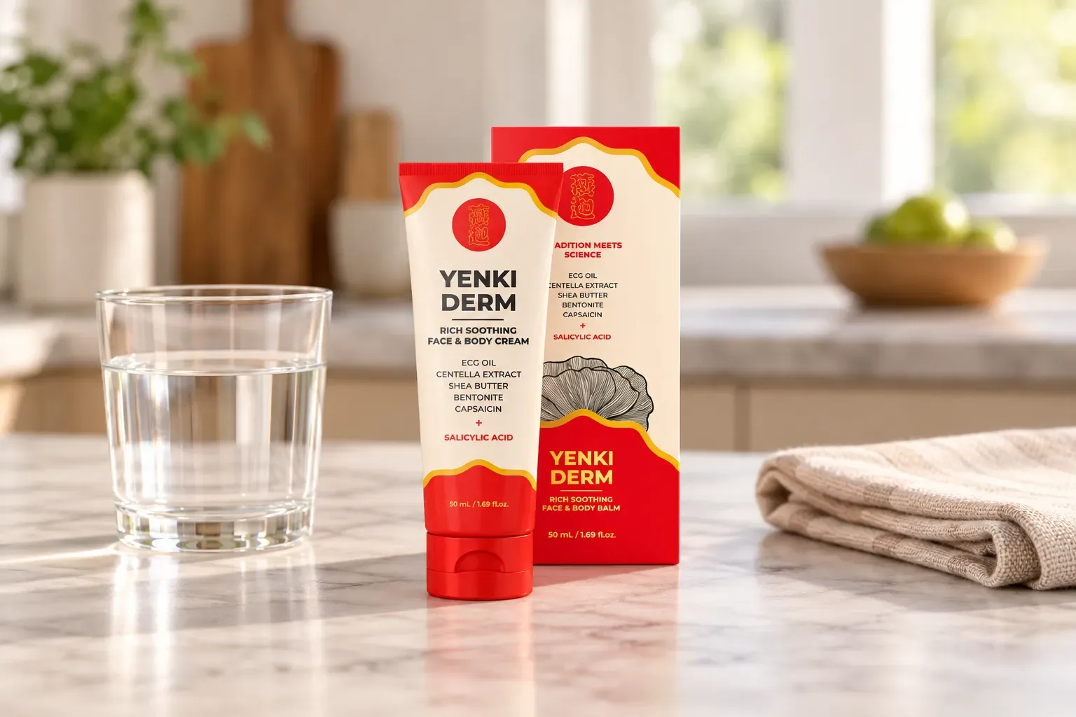 Yenki Derm — le produit au quotidien